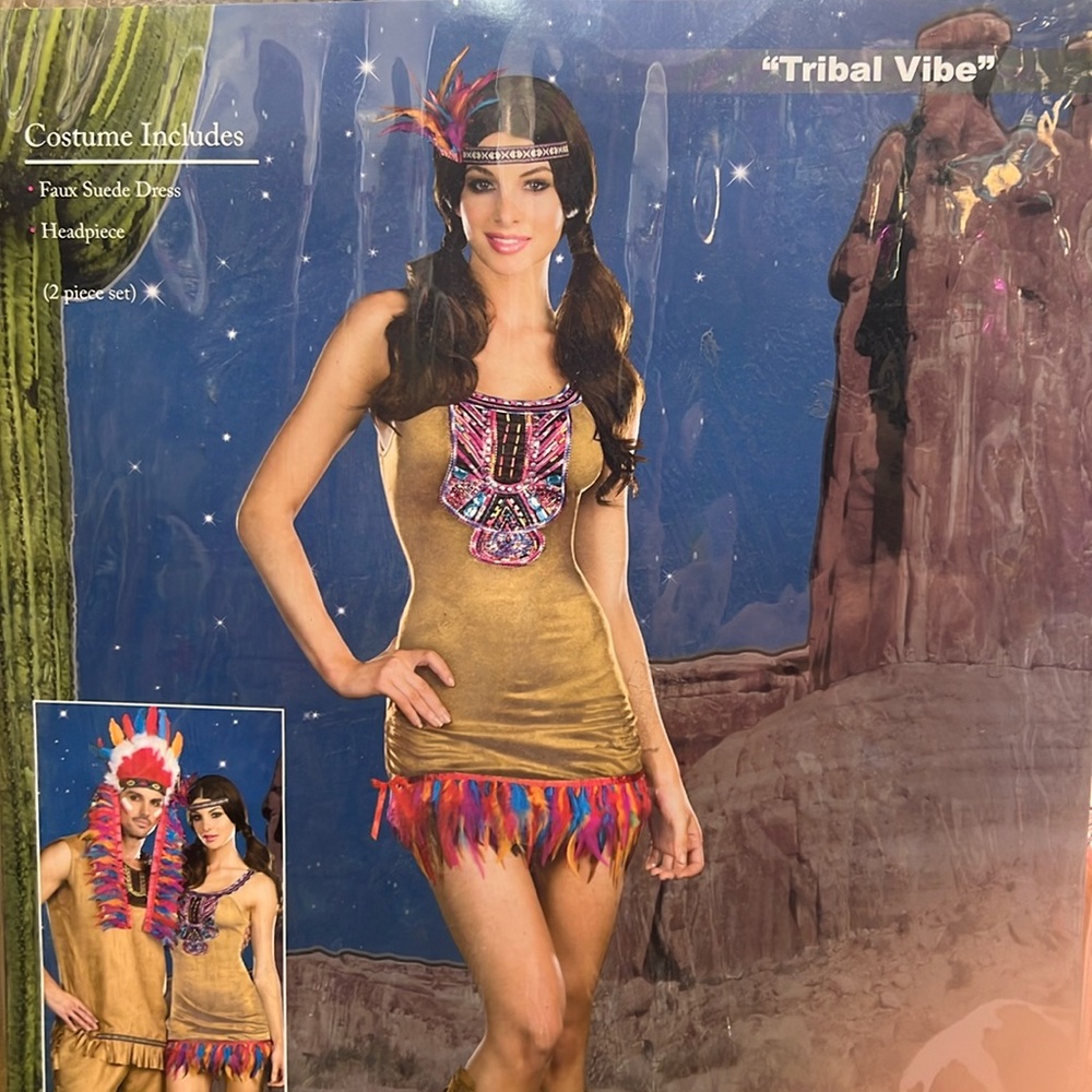 TRIBAL Vibe Women Halloween Costume Brand New